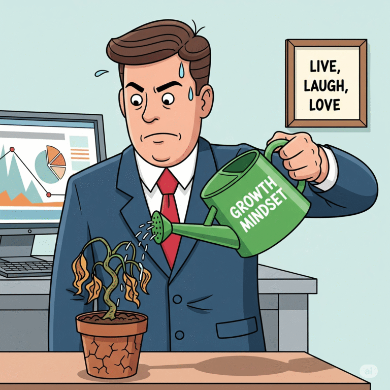 The “Growth Mindset” Mirage: When Personal DevelopmentMasks Systemic Decay