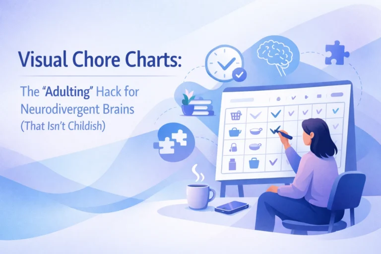 Visual Chore Charts: The ‘Adulting’ Hack for Neurodivergent Brains (That Isn’t Childish)