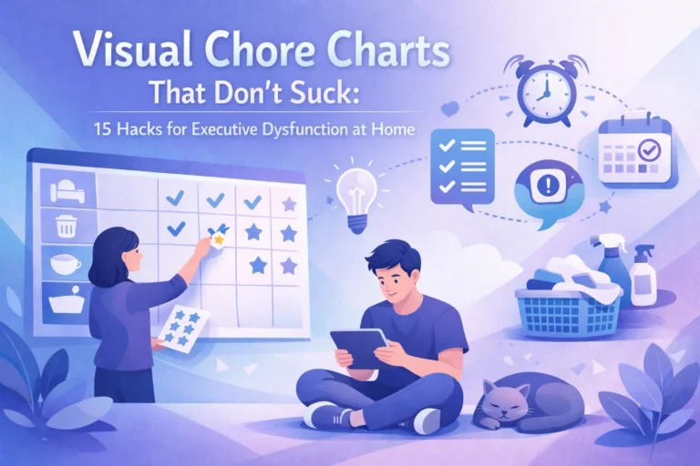Visual Chore Charts That Don’t Suck: 15 Hacks for Executive Dysfunction at Home