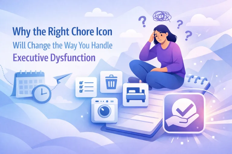 Why the Right Chore Icon Will Change the Way You Handle Executive Dysfunction