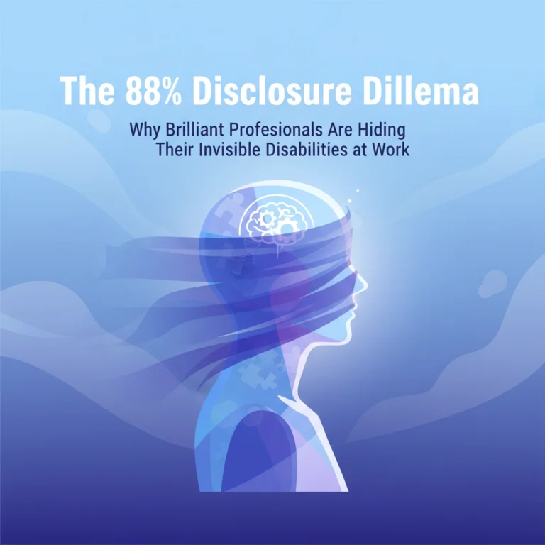 The 88% Disclosure Dilemma: Why Brilliant Professionals Are Hiding Their Invisible Disabilities at Work