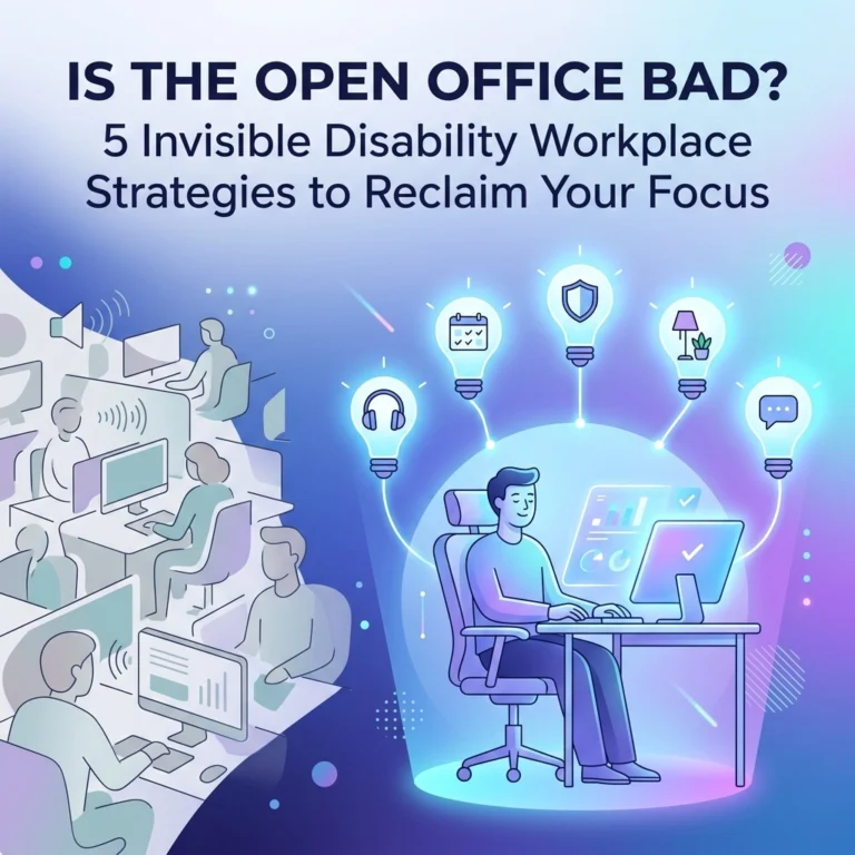 Is the Open Office Bad? 5 Invisible Disability Workplace Strategies to Reclaim Your Focus