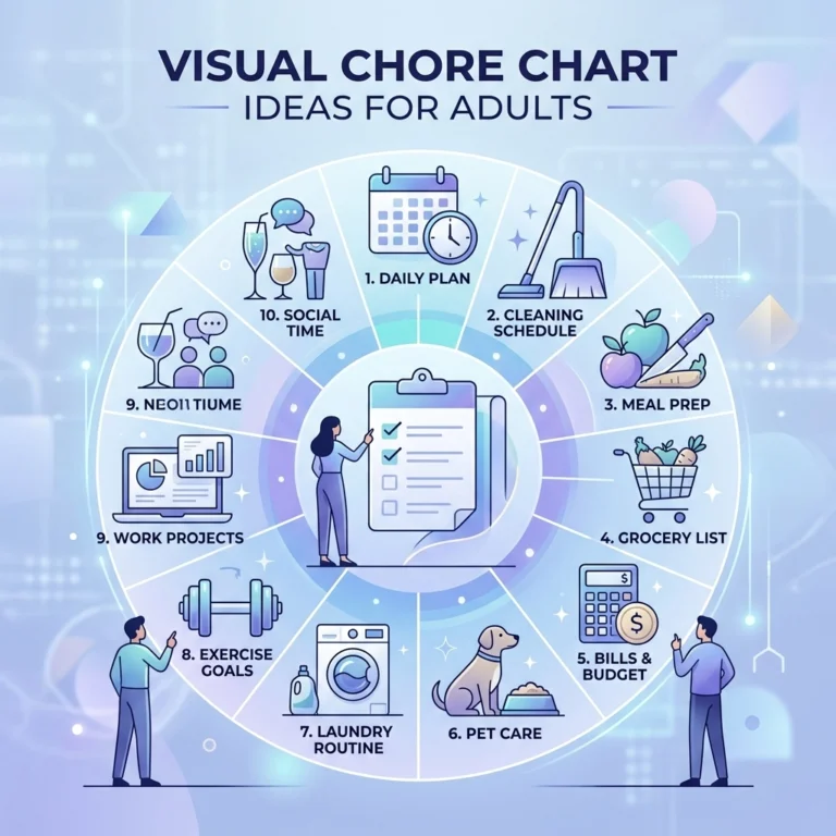 Top 10 Visual Chore Chart Ideas for Adults Who Need More Structure