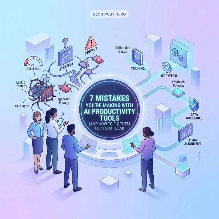 7 Mistakes You’re Making with AI Productivity Tools (and How to Fix Them for Your Team)