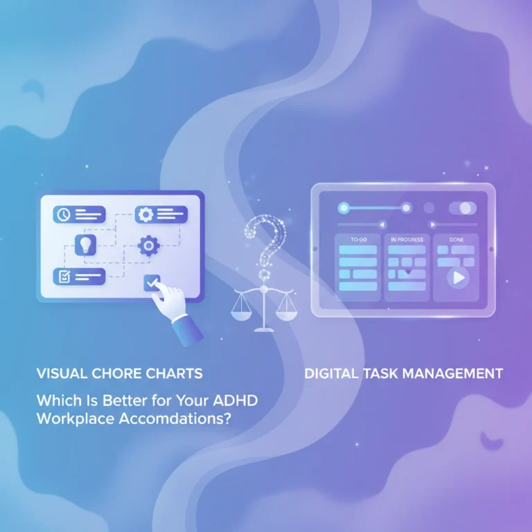 Visual Chore Charts Vs. Digital Task Management: Which Is Better for Your ADHD Workplace Accommodations?