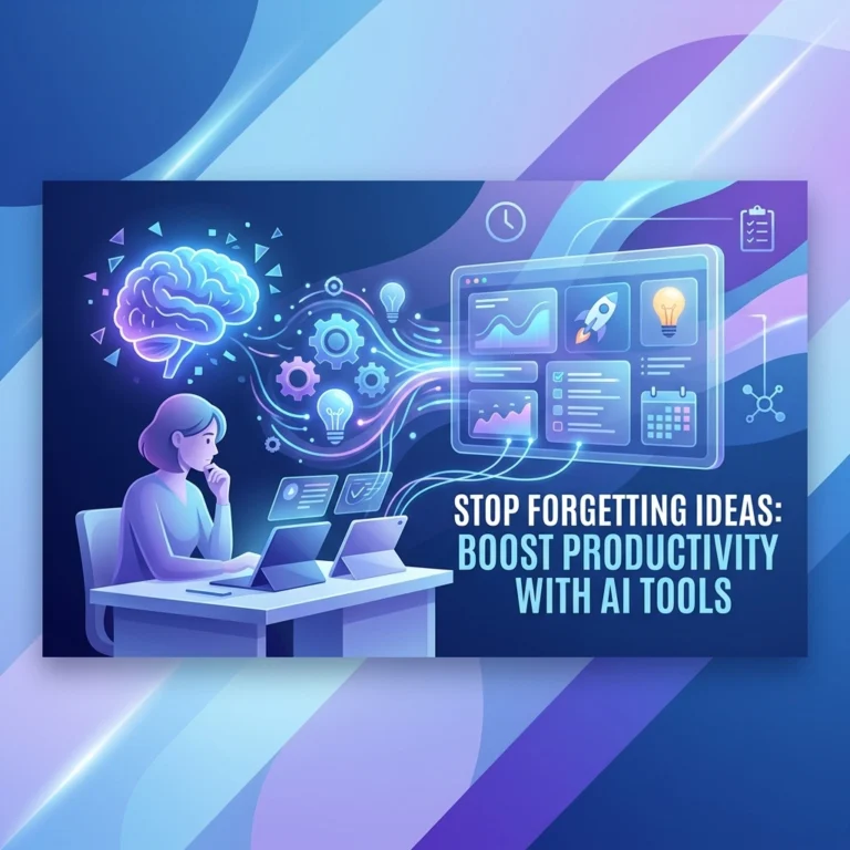 Can AI Productivity Tools Really Help You Stop Forgetting Ideas? Find Out Here