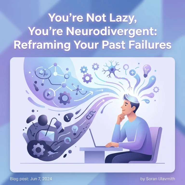You’re Not Lazy, You’re Neurodivergent: Reframing Your Past Failures