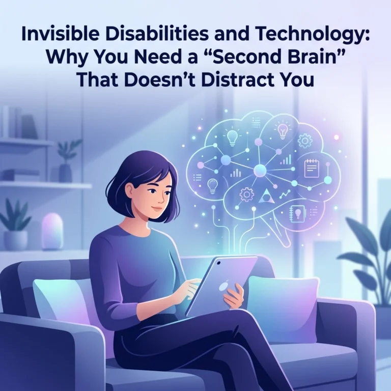 Invisible Disabilities and Technology: Why You Need a “Second Brain” That Doesn’t Distract You