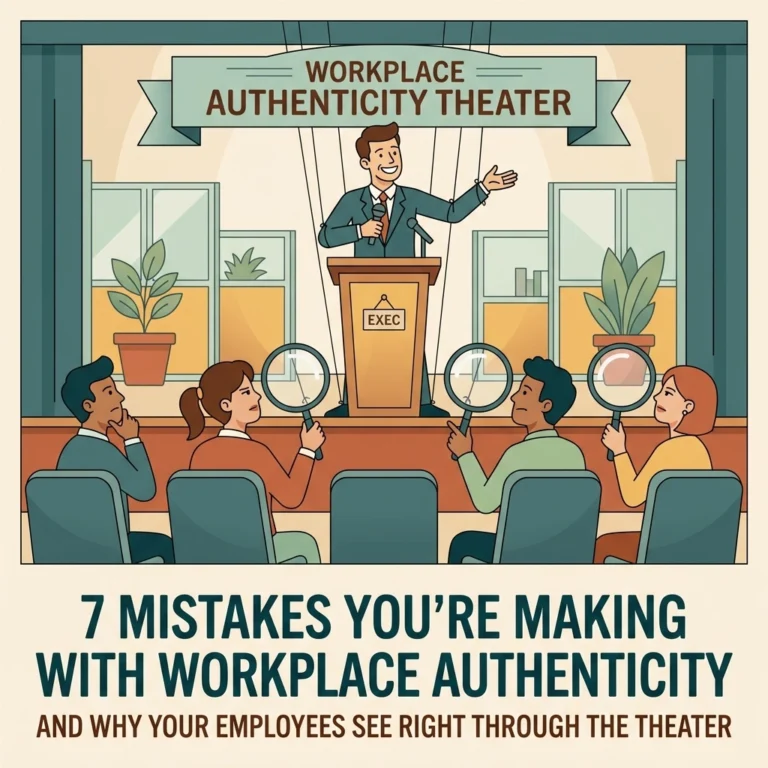 7 Mistakes You’re Making with Workplace Authenticity (and Why Your Employees See Right Through the Theater)